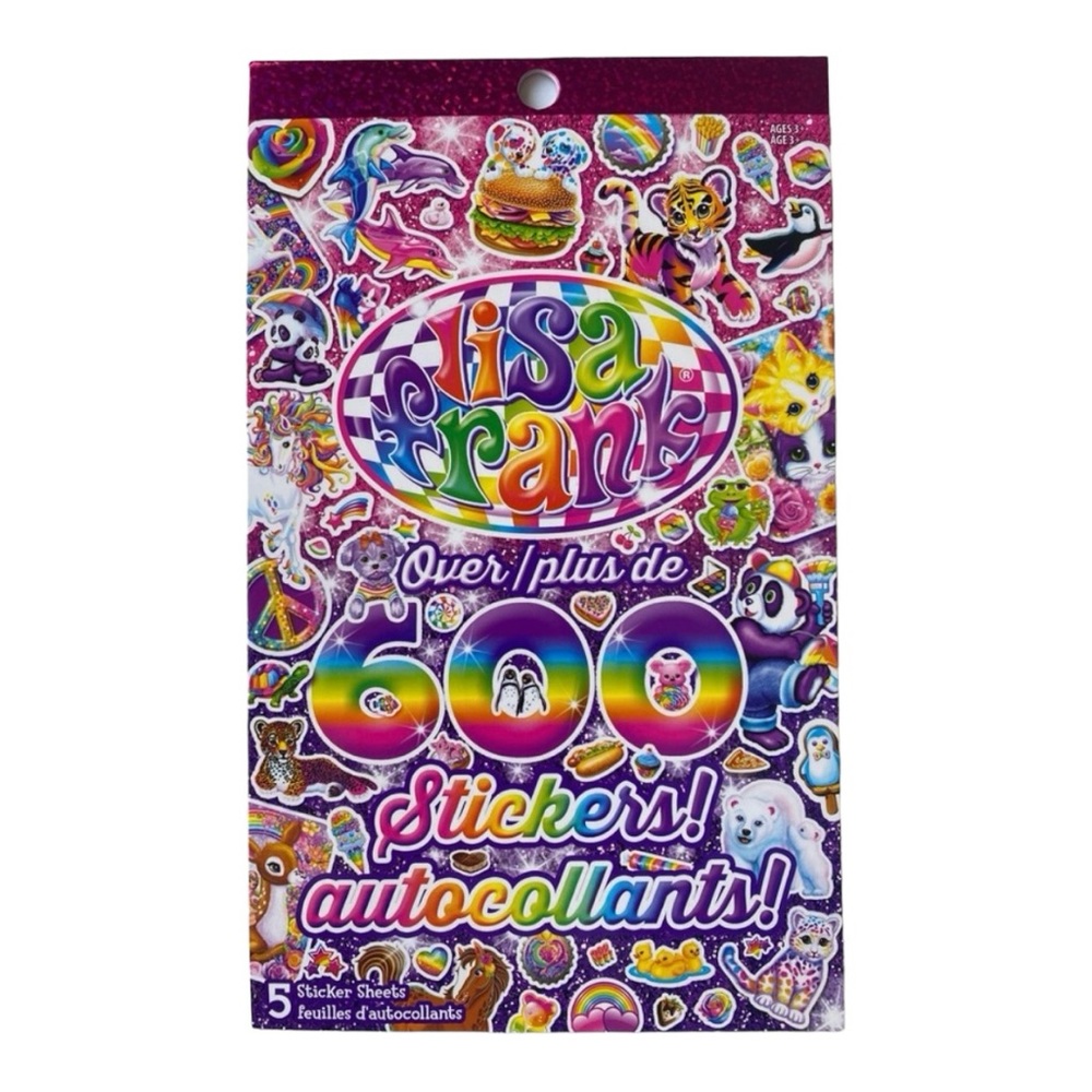 Lisa Frank Over 600‎ Stickers Collection Booklet